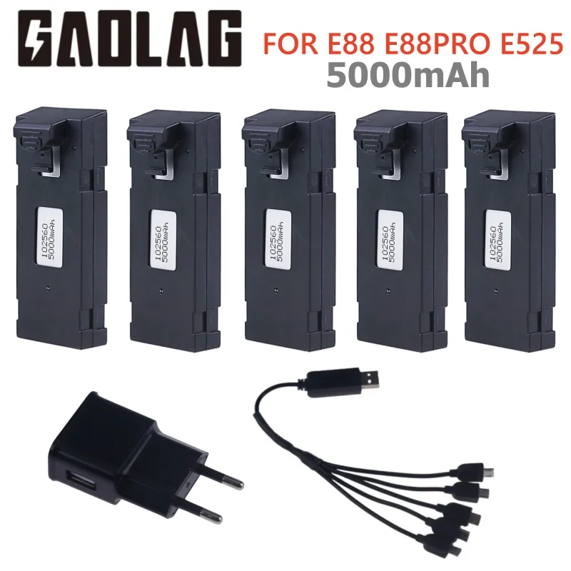 Drone Rc E99 K3 - Original Rechargeable 3.7V 5000mAh Li-ion Battery