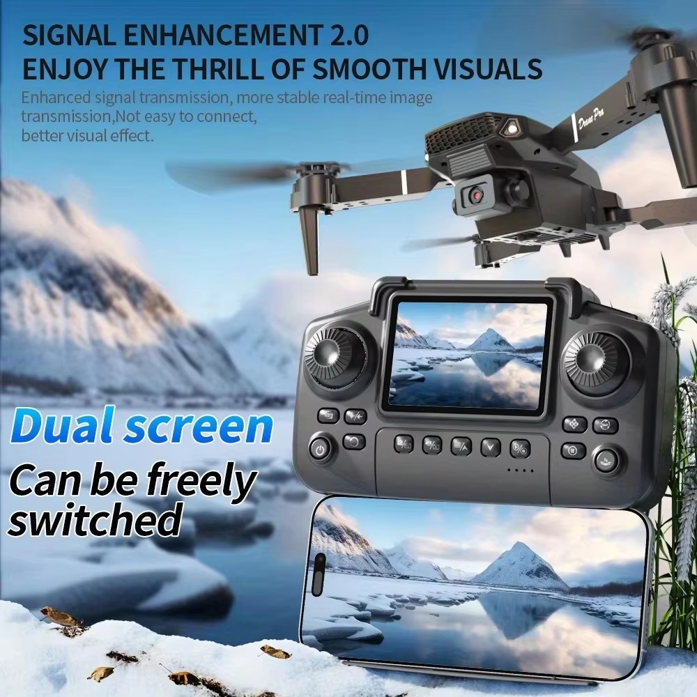 Drone Rc E88 Pro - E88 Pro New Upgraded Drone 8K