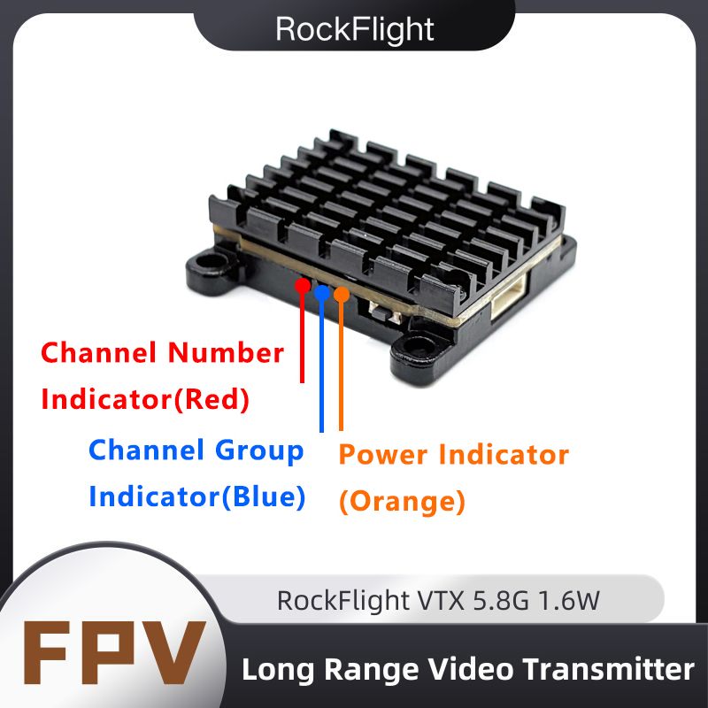 RockFlight TX663 VTX 5.8G 48CH - đánh giá và giá Drone Rc Airplane