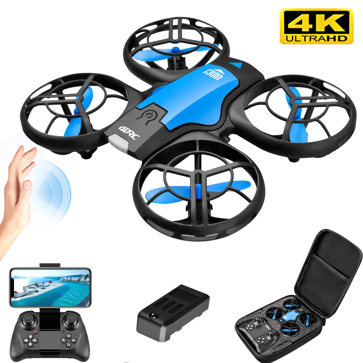 V8 New Mini Drone 4K Professio - đánh giá và giá Drone Rc Helicopter With Camera