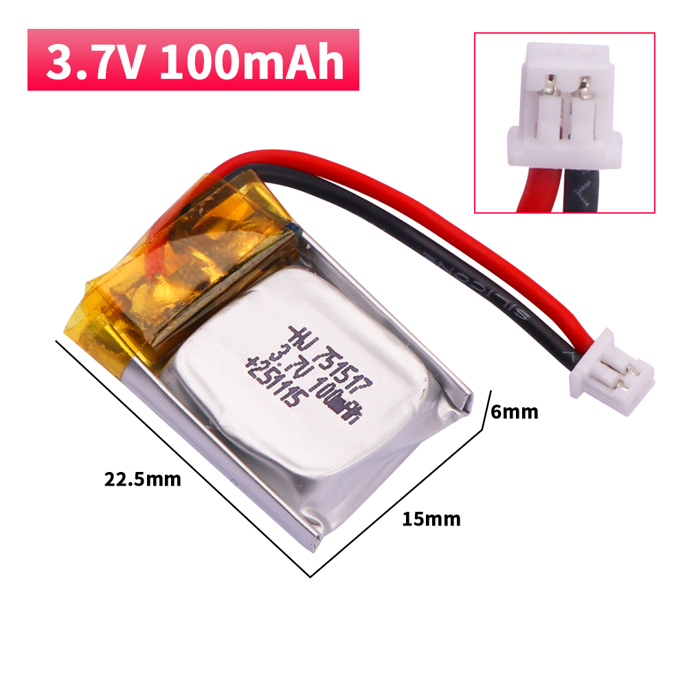 3.7V 751517 100mah Lipo Batter - đánh giá và giá Drone Fq777 Rc Quadcopter
