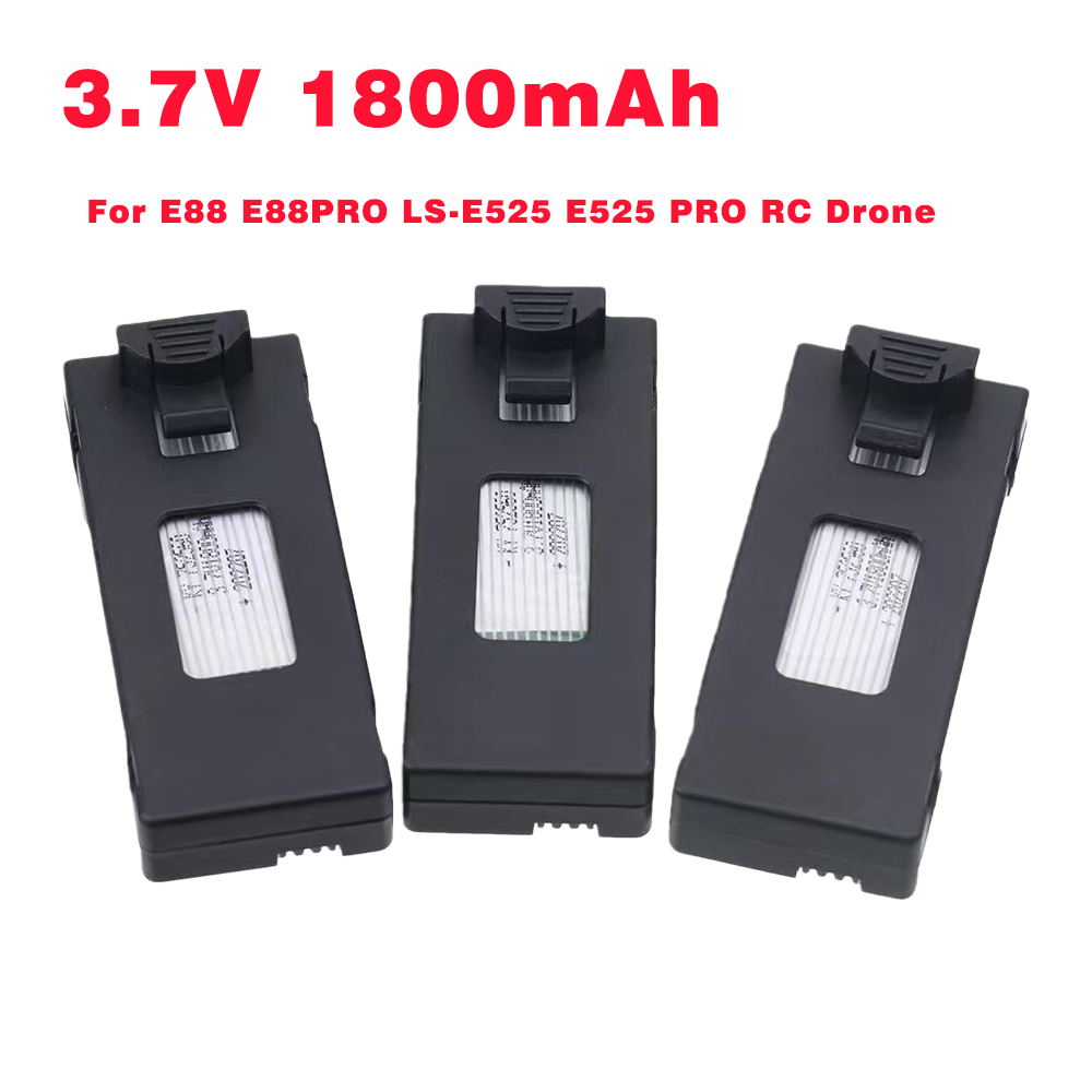 3.7V 1800Mah RC Drone Battery  - đánh giá và giá Drone Rc E88 Pro