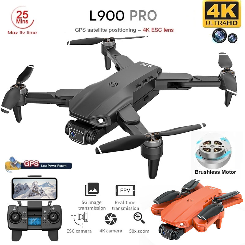 L900 Pro GPS Drone 4K Professi - đánh giá và giá Drone Kf Rc