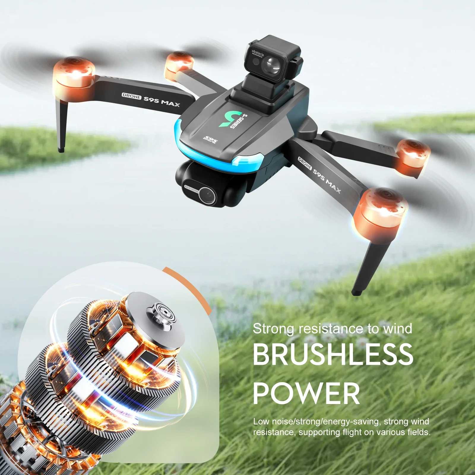 NEW S9S MAX MINI Drone 4K 2-Ax - đánh giá và giá Drone Rc Helicopter With Camera