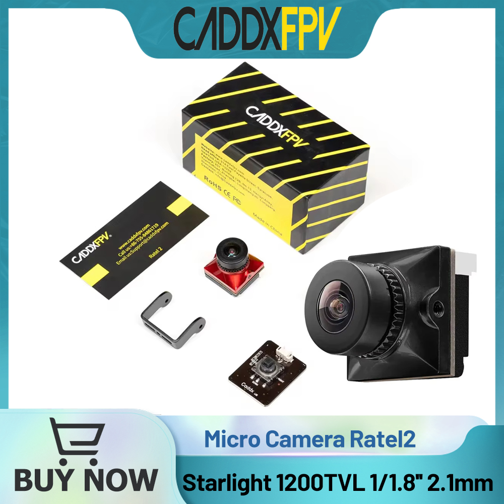 CADDX Micro FPV Camera Ratel 2 - đánh giá và giá Drone Kf Rc