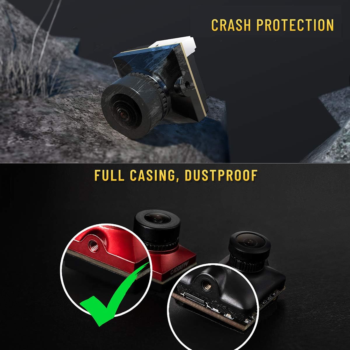 CADDX Micro FPV Camera Ratel 2 - đánh giá và giá Drone Kf Rc