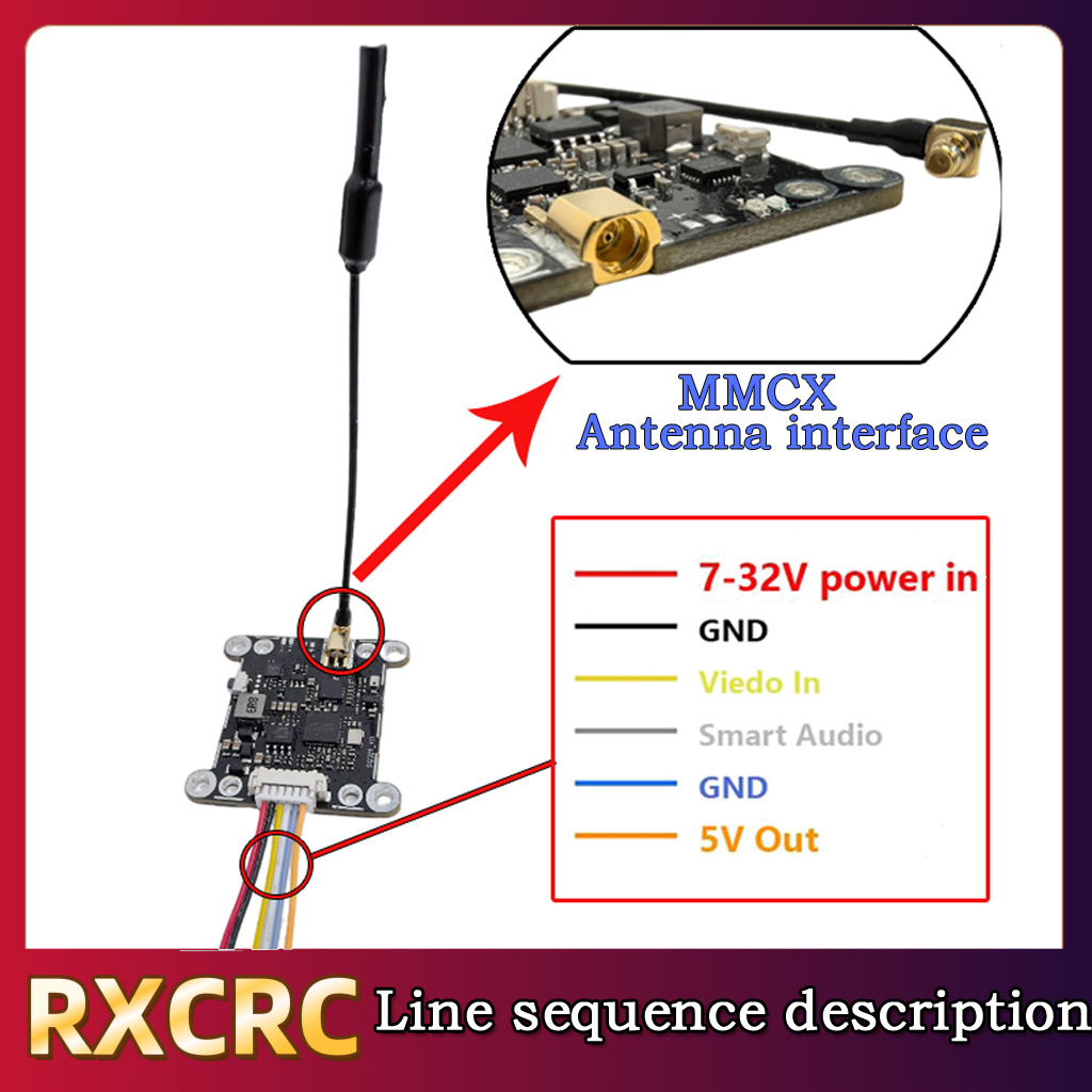 RXCRC 5.8G Module 48CH 1.6W VT - đánh giá và giá Drone Rc Airplane