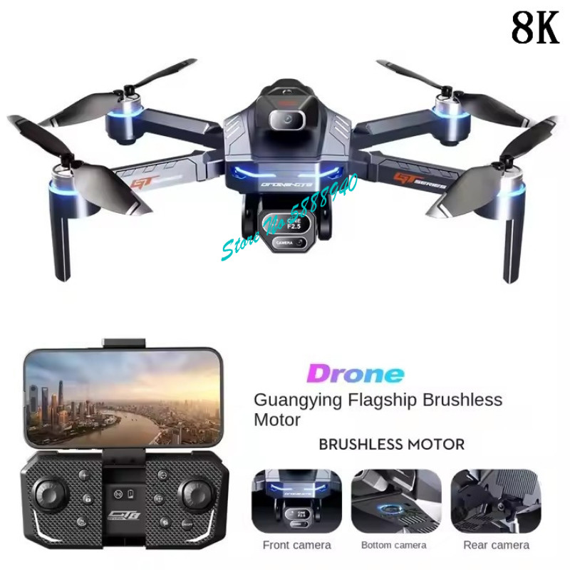 Brushless 8K ESC Three Camera  - đánh giá và giá Drone Rc Fpv Manual