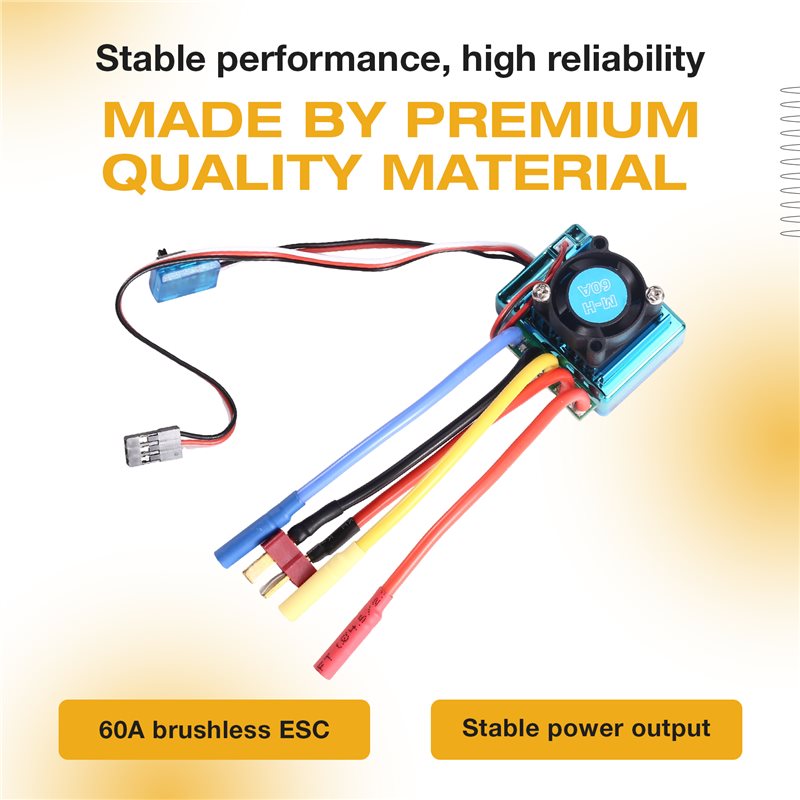 MACH-60A Brushless ESC Speed C - đánh giá và giá Rc Boat Brushless Motor