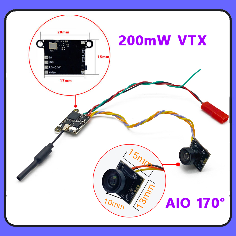 SLONWAKE 5.8G 1200TVL FPV Came - đánh giá và giá Drone Rc Airplane