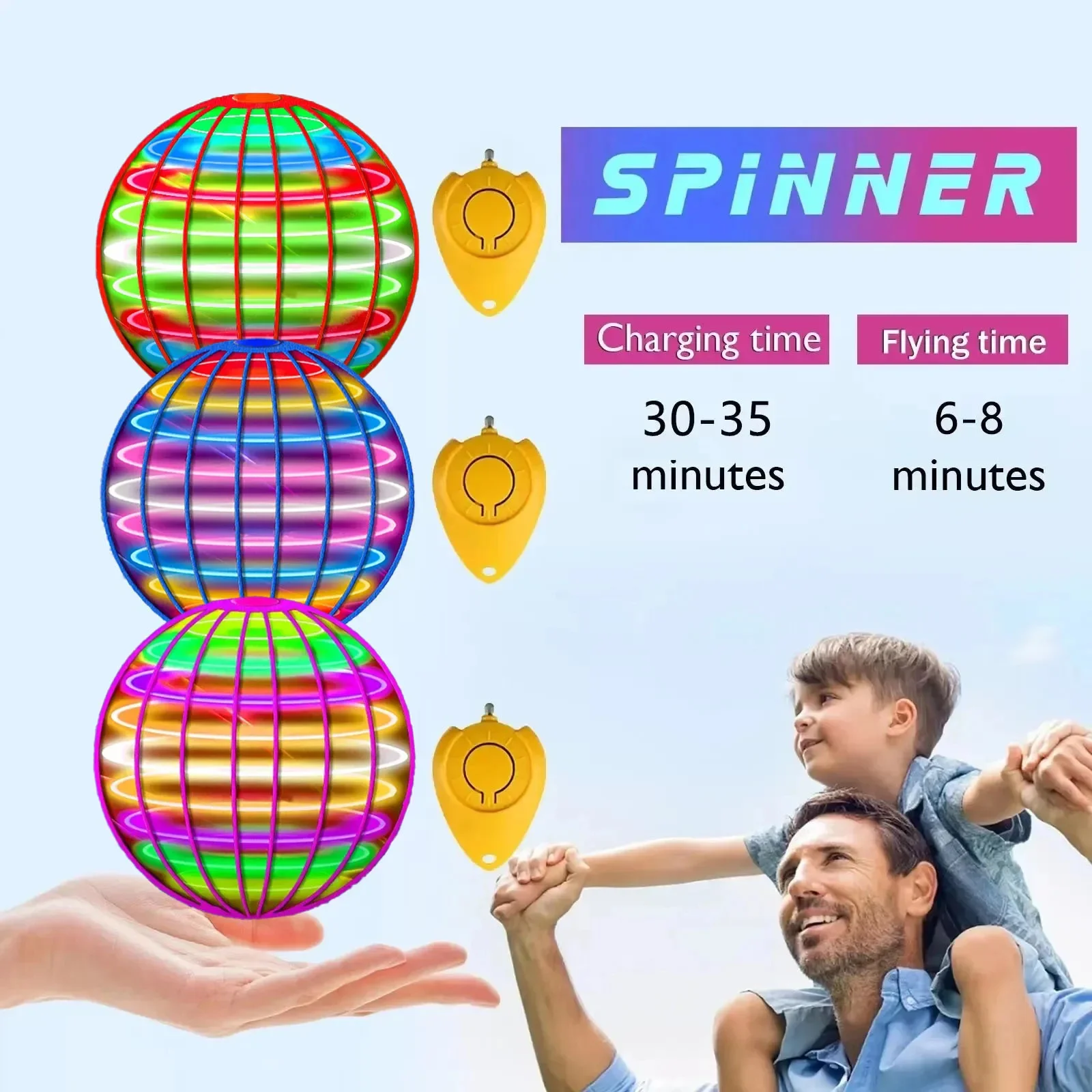 Flying Ball Boomerang Spinner  - đánh giá và giá Drone Ball Rc